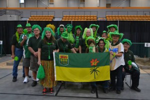 The colorful Saskatchewan delegation
